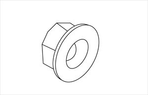 FLANGE LOCK NUT
M8 Fe